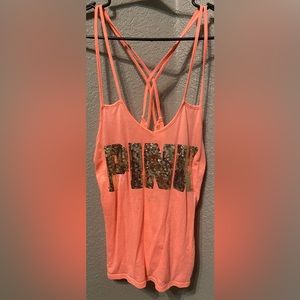 PINK neon tank
